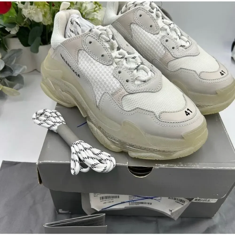 Women's Balenciaga triple S clear, sole sneakers size 41 NWT - Picture 5 of 9